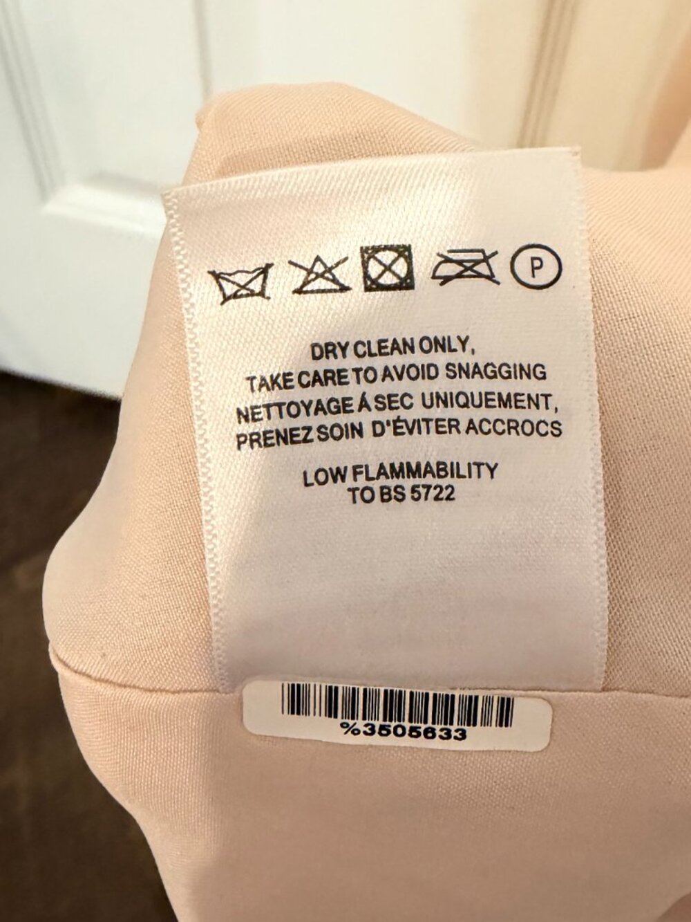 Jenny Yoo Inesse Blush Chiffon Maxi Dress Size 6 BHLDN Bridesmaid Formal - Picture 9 of 10